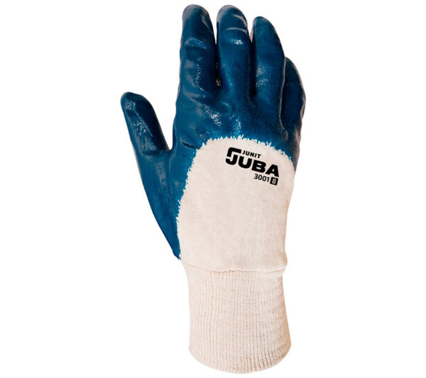 3001 - Gants milieu gras/humide (Coton/Nitrile)